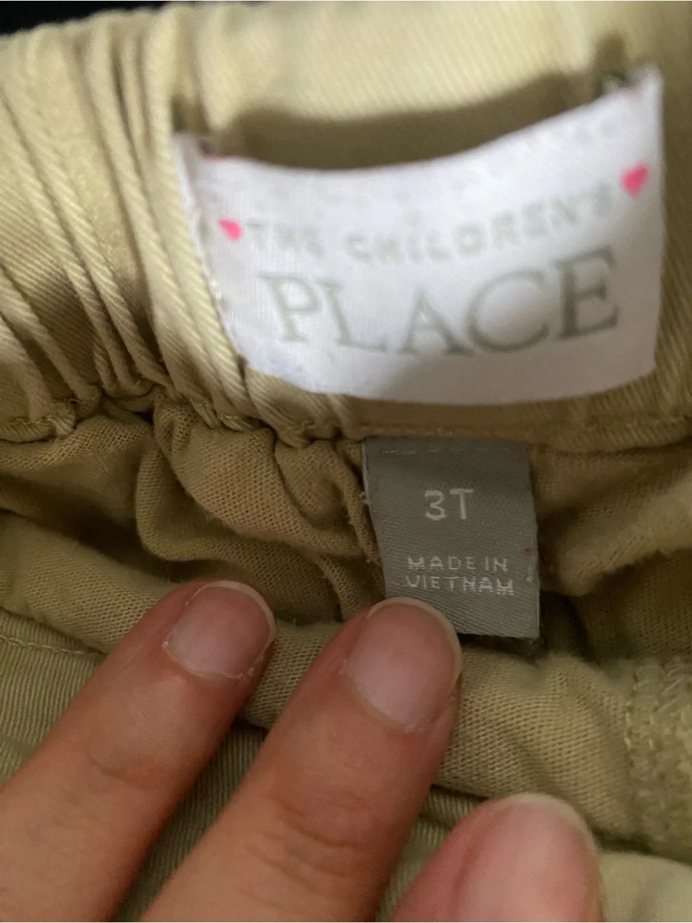 The Children's Place Khaki Pleated School Skirt With Bow